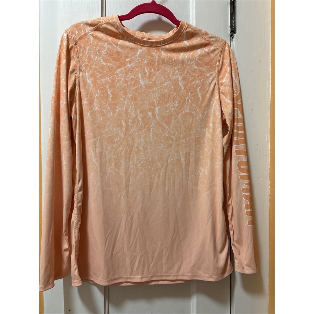 World Wide Sportsman 3D Cool Pullover Angler Peach/orange Womans Medium